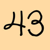43 43